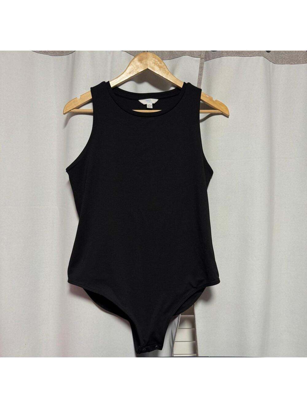 Black time & Tru tank Bodysuit large